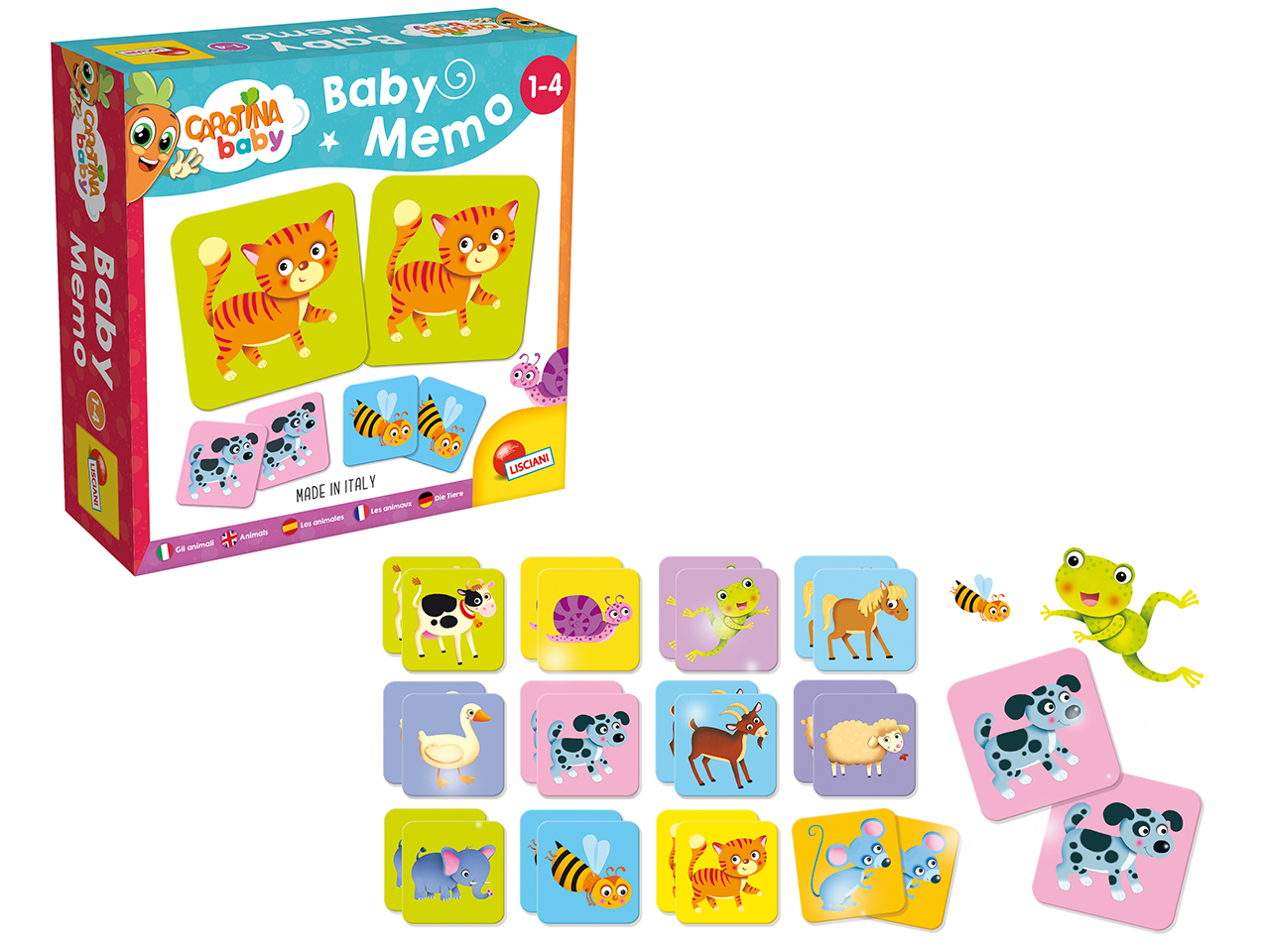 CAROTINA BABY MEMO ANIMALI 80045 CAROTINA BABY MEMO ANIMALI 80045