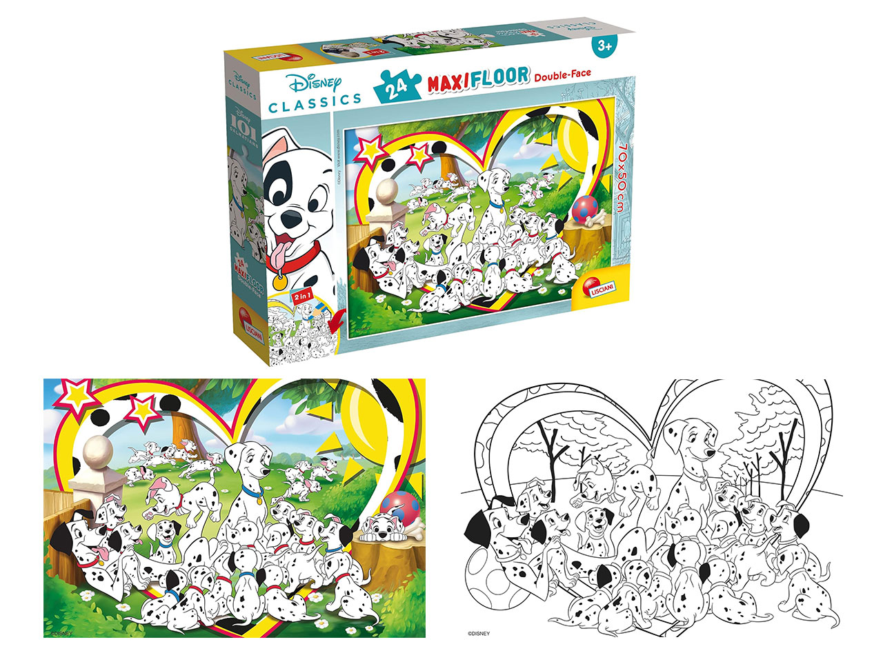 PUZZLE MAXI 24pz 101 DALMATIANS 86641