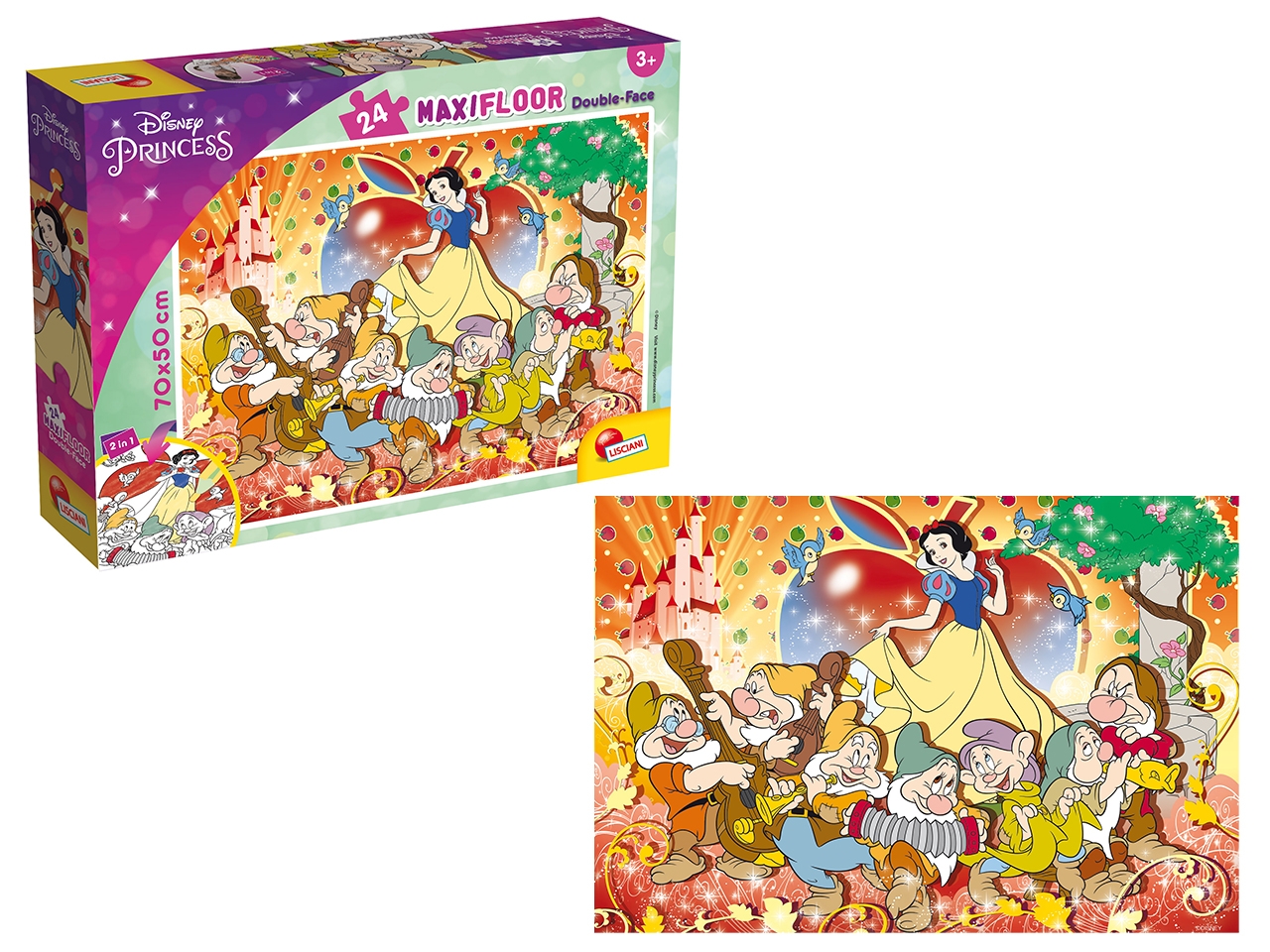 PUZZLE MAXI FLOOR 24pz BIANCANEVE 86627
