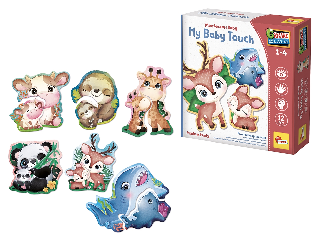 MONTESSORI BABY TOUCH CARDS 92673 MONTESSORI BABY TOUCH CARDS 92673