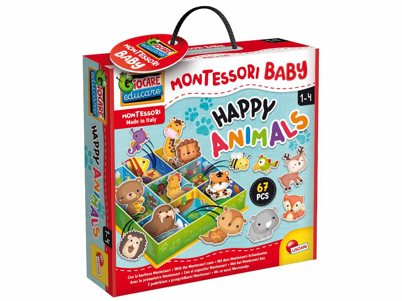 MONTESSORI BABY BACHECA ANIMALI E AMBIENTI 92772