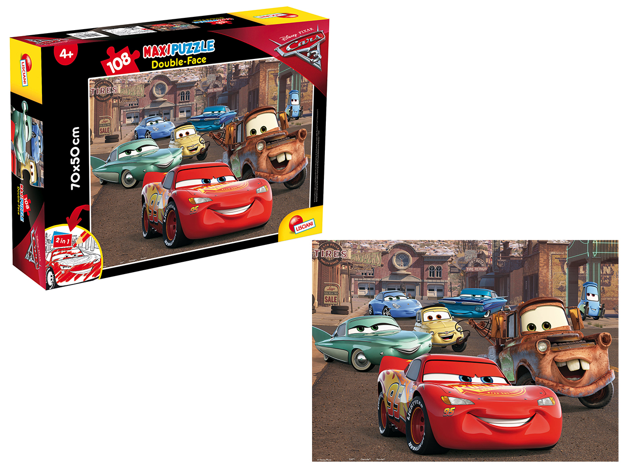 PUZZLE DF MAXI FLOOR 108 CARS 3 63963