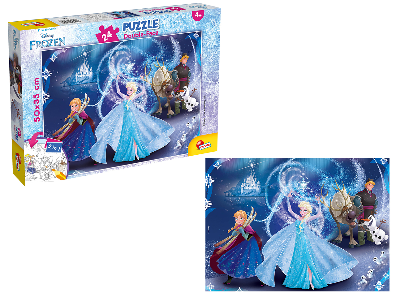 PUZZLE FROZEN DF PLUS 24 74006
