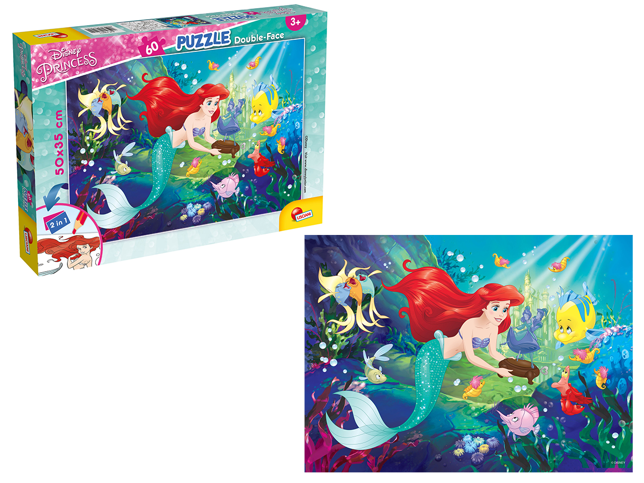 PUZZLE LITTLE MERMAID DF PLUS 60 74051