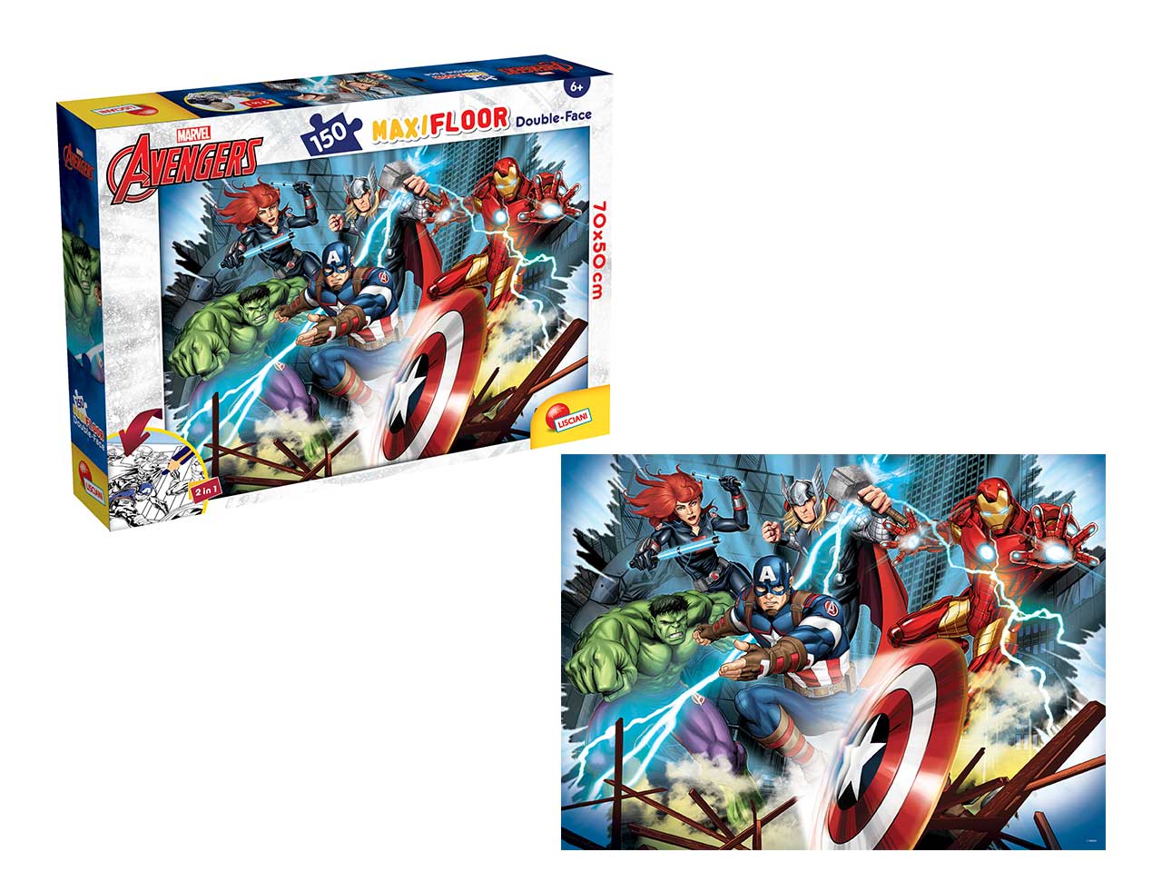 MARVEL PUZZLE DF MAXI FLOOR 150 100392