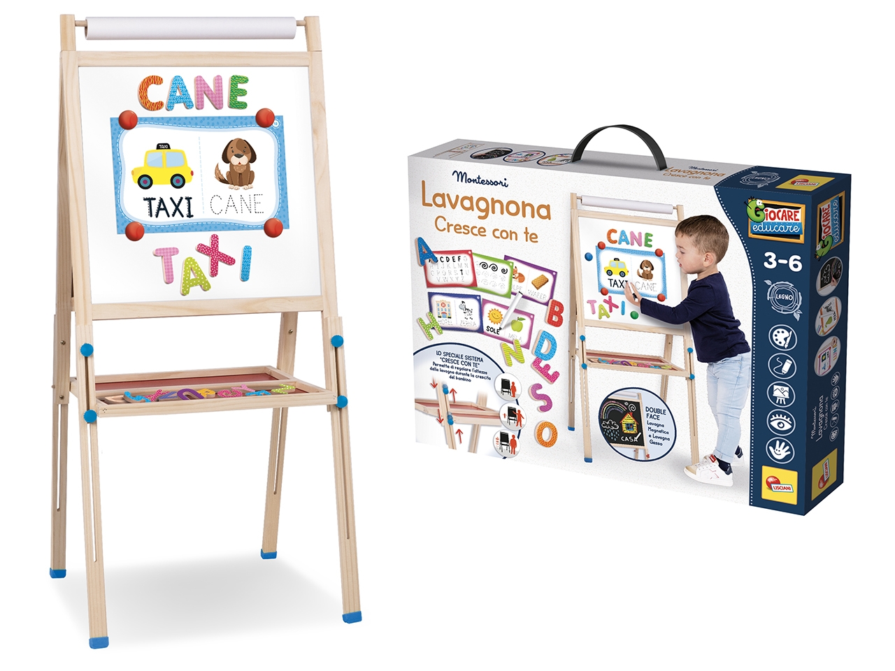 MONTESSORI LAVAGNONA LEGNO CRESC 102600 MONTESSORI LAVAGNONA LEGNO CRESC 102600