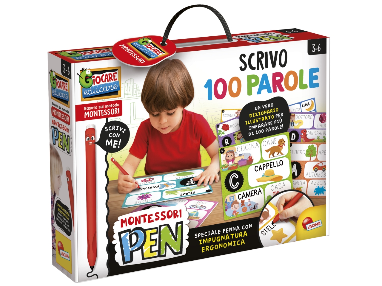 MONTESSORI PEN SCRIVO 100 PAROLE 102587 MONTESSORI PEN SCRIVO 100 PAROLE 102587
