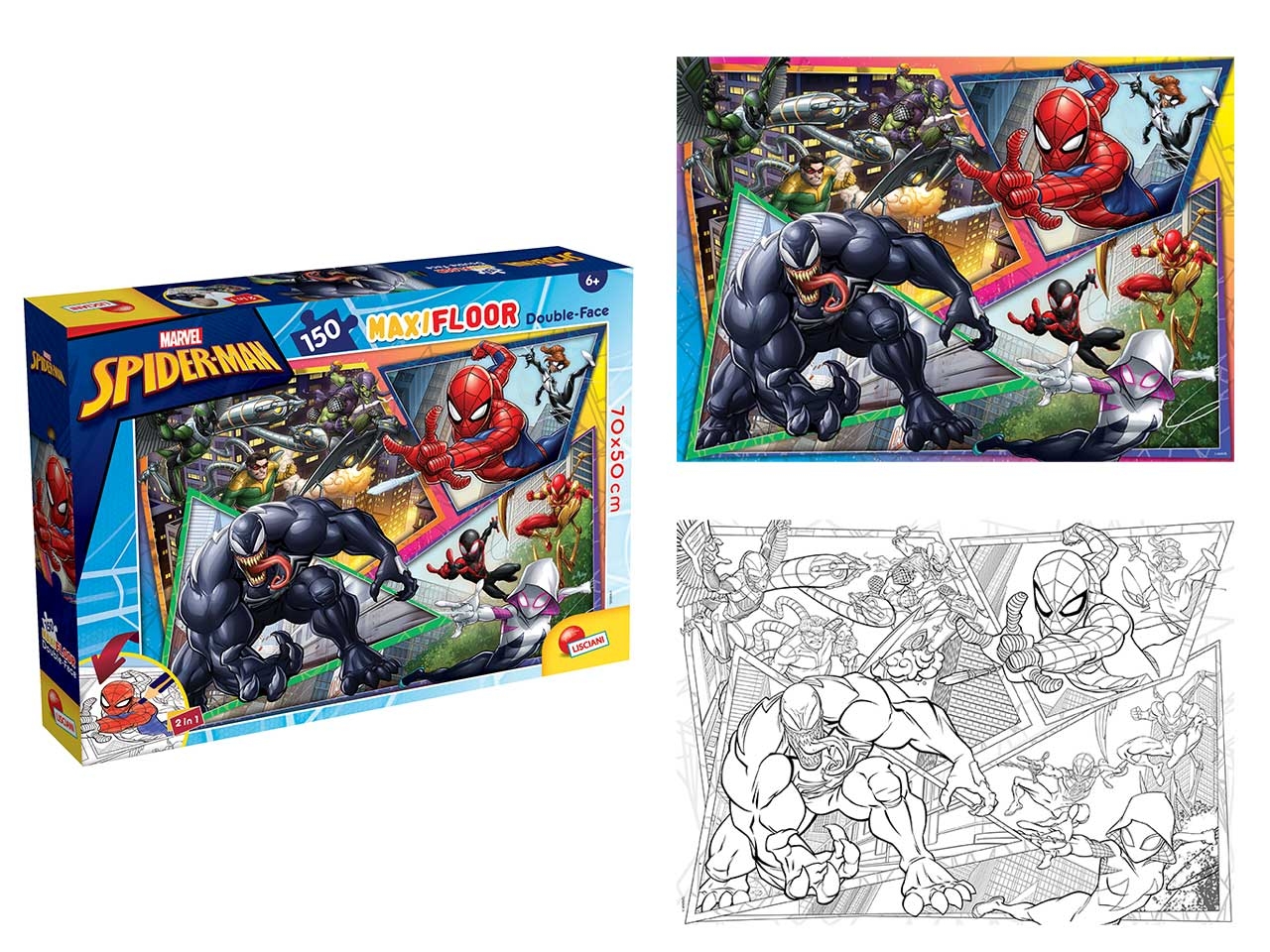 PUZZLE MARVEL SPIDERMAN D.FACE104758