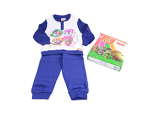 44 GATTI PIGIAMA LUNGO BLU 3A CAT44 389