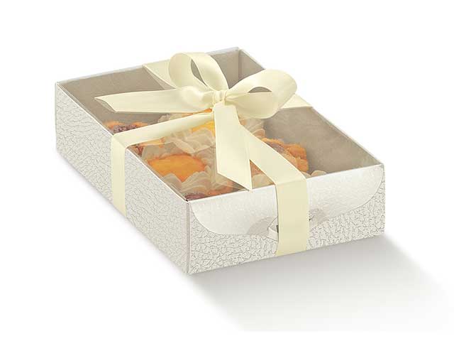 PELLE BIANCO SCATOLA DOLCEZ. 15X10X3,5CM114559C PELLE BIANCO SCATOLA DOLCEZ. 15X10X3,5CM114559C