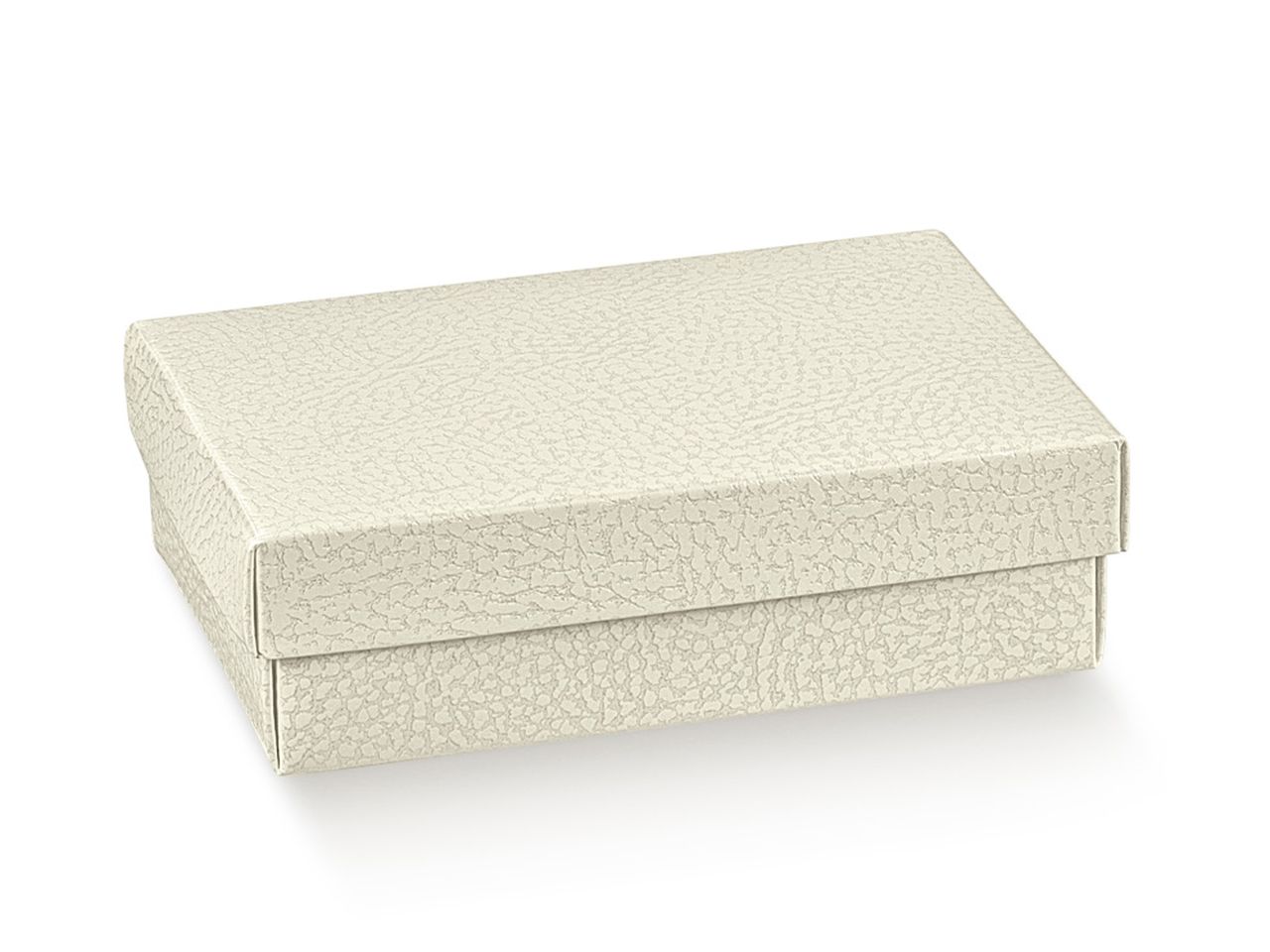 PELLE BIANCO SCATOLA C/COPERCHIO 25X25X6CM 114487S