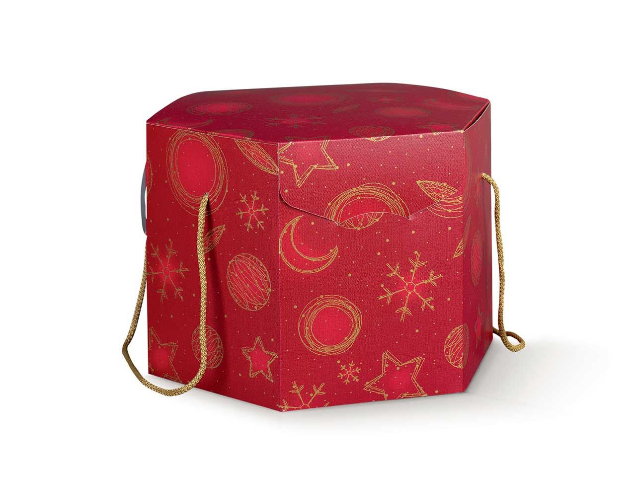 SCATOLA ESAGONALE COLORE 245X245X 39213