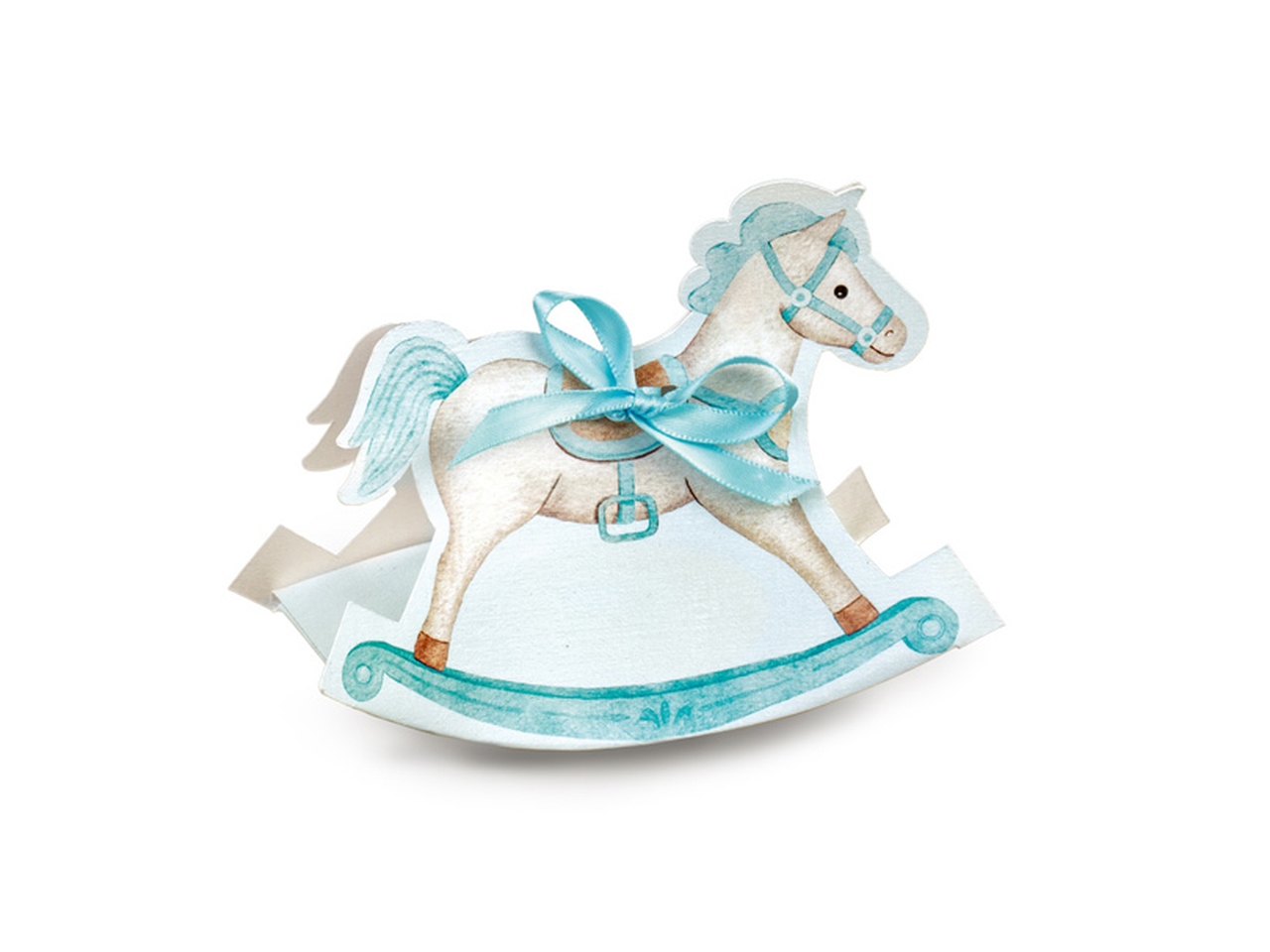 CAVALLO DONDOLO 120X35X90MM AZZ. 16957C