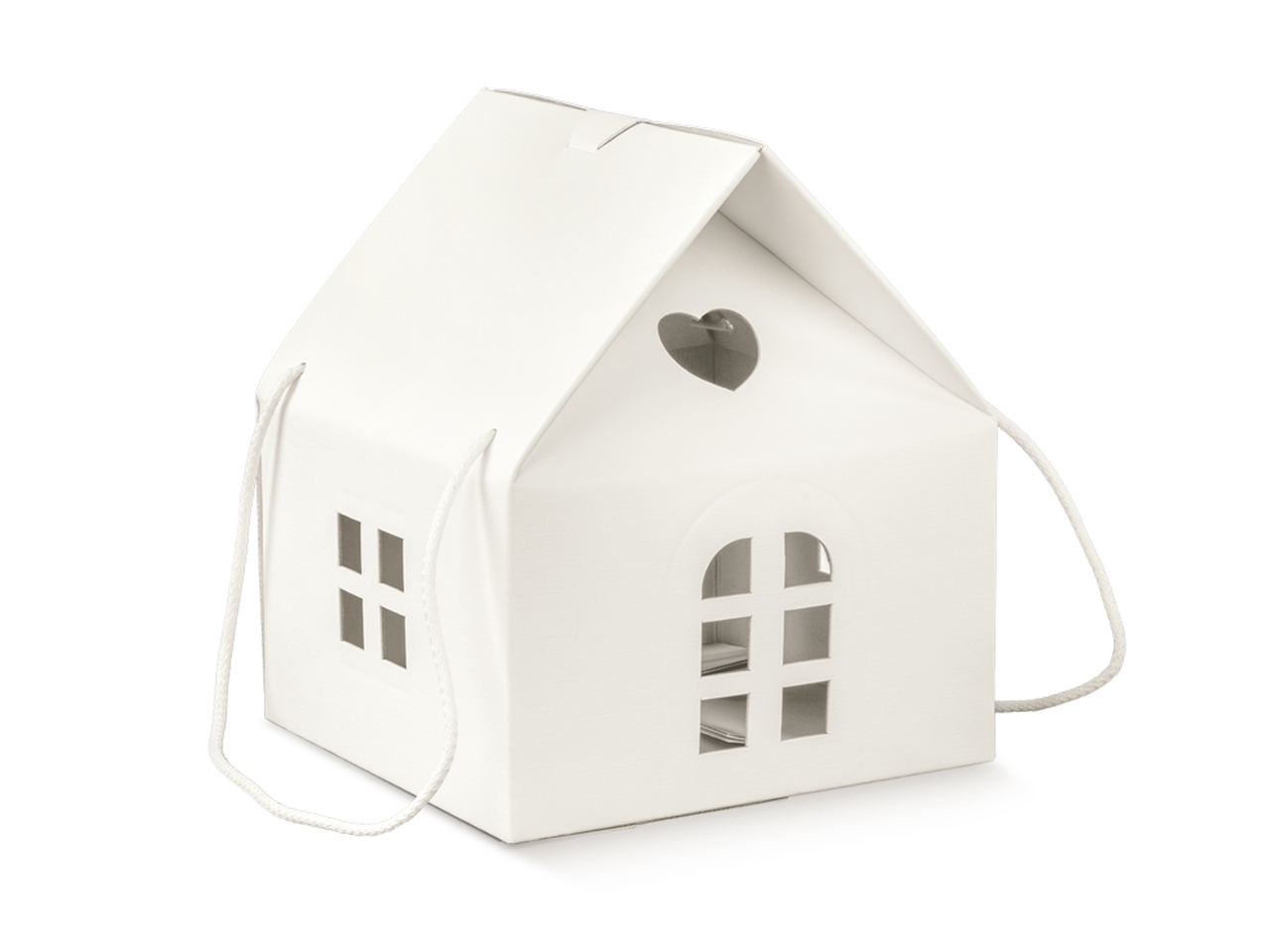 CASETTA FIBRA BIANCA 20X20XH.18CM 18965