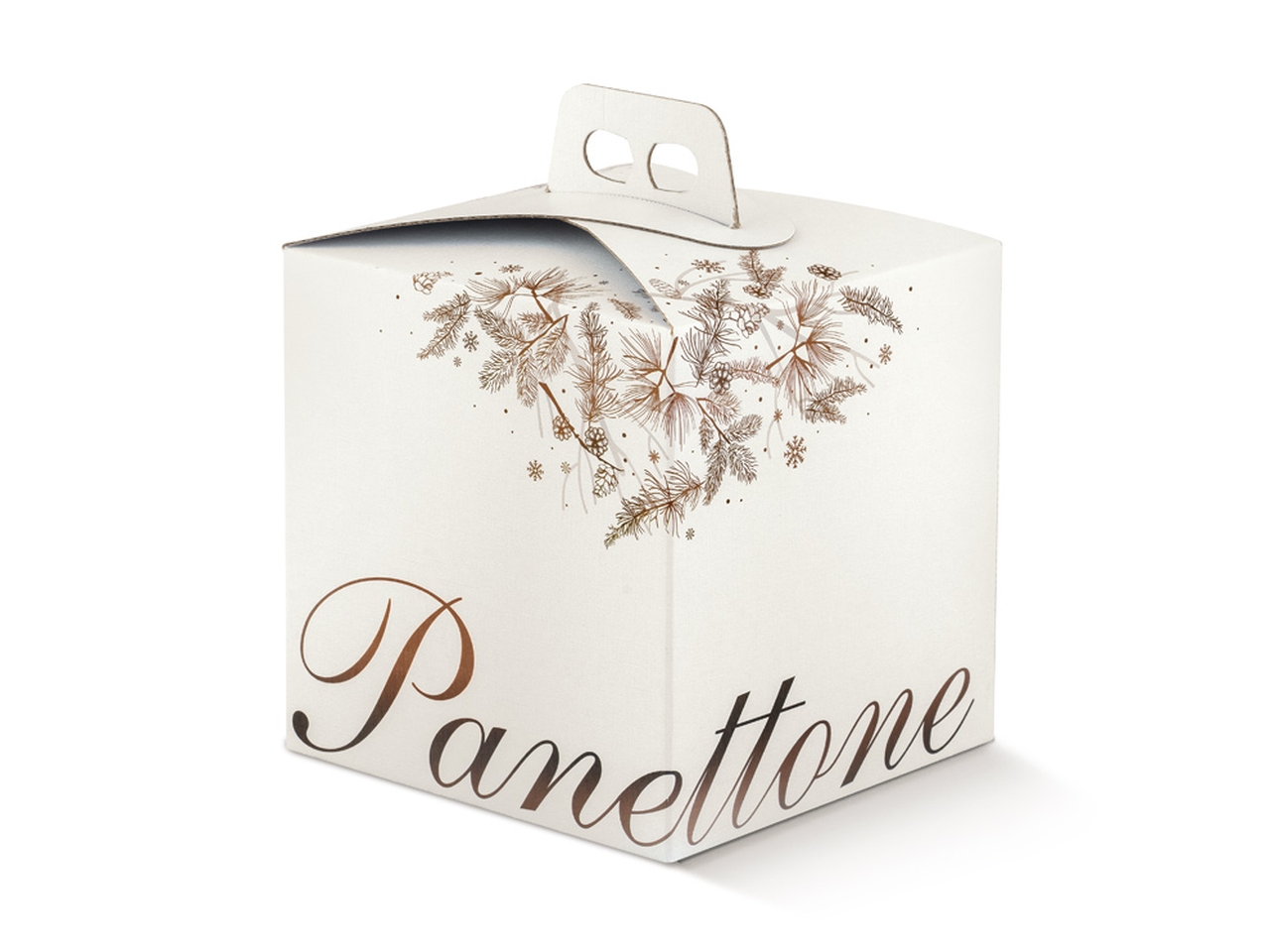 SCATOLA PORTA PANETTONE 24,5X24,5X19 39463