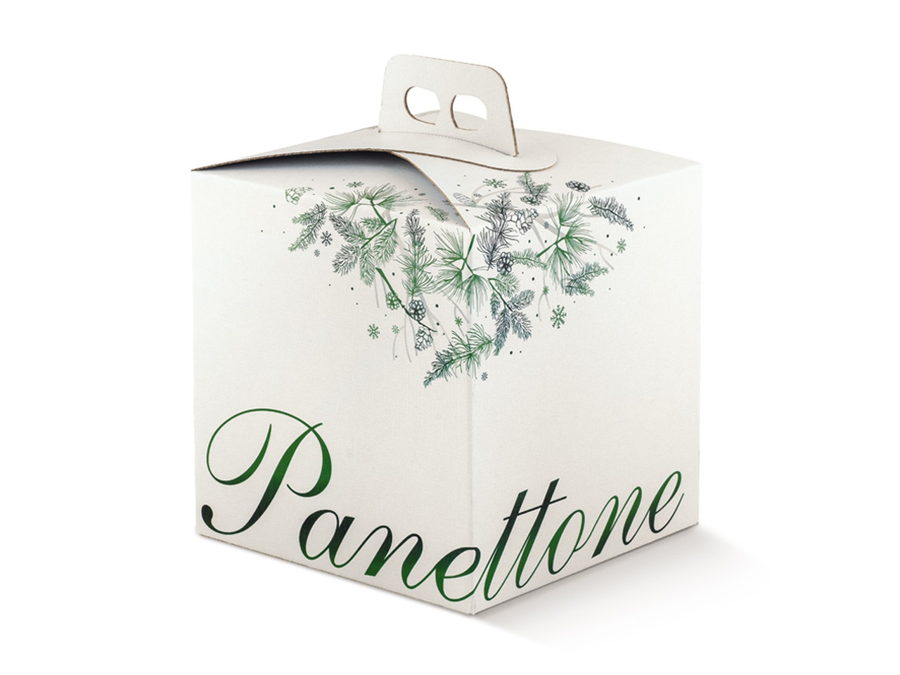 SCATOLA PORTA PANETTONE 24,5X24,5X19 39469