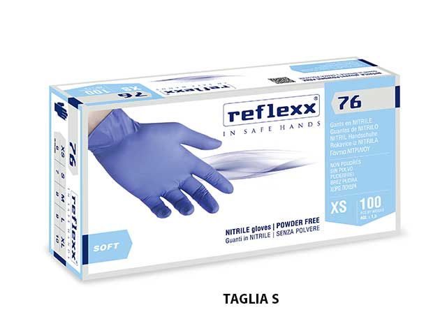 GUANTI NITRILE REFLEXX76 LIGHT 188 S GUANTI NITRILE REFLEXX76 LIGHT 188 S
