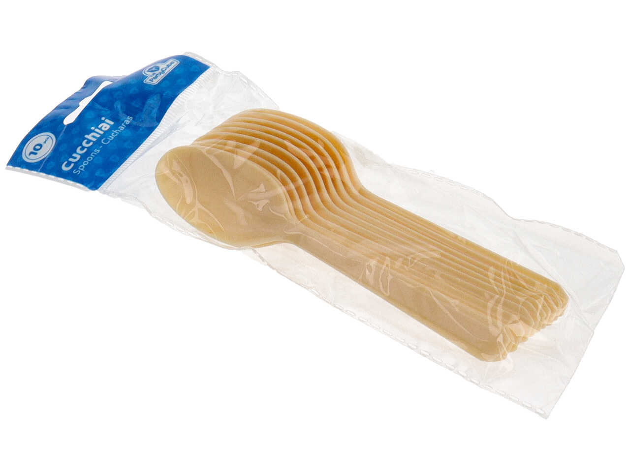 CUCCHIAIO AVORIO 10PZ