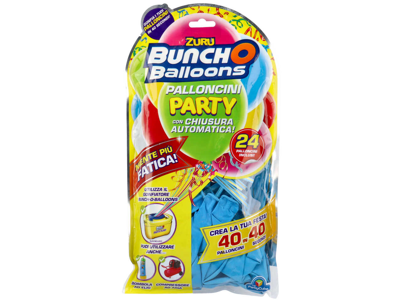PALLONI BUNCH-O-BALLOONS 24pz AZZURRI ZU001