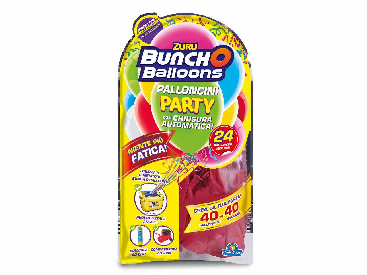 PALLONI BUNCH-O-BALLOONS 24pz ROSA ZU002
