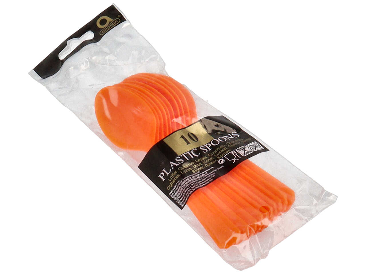 CUCCHIAIO ARANCIO 10PZ