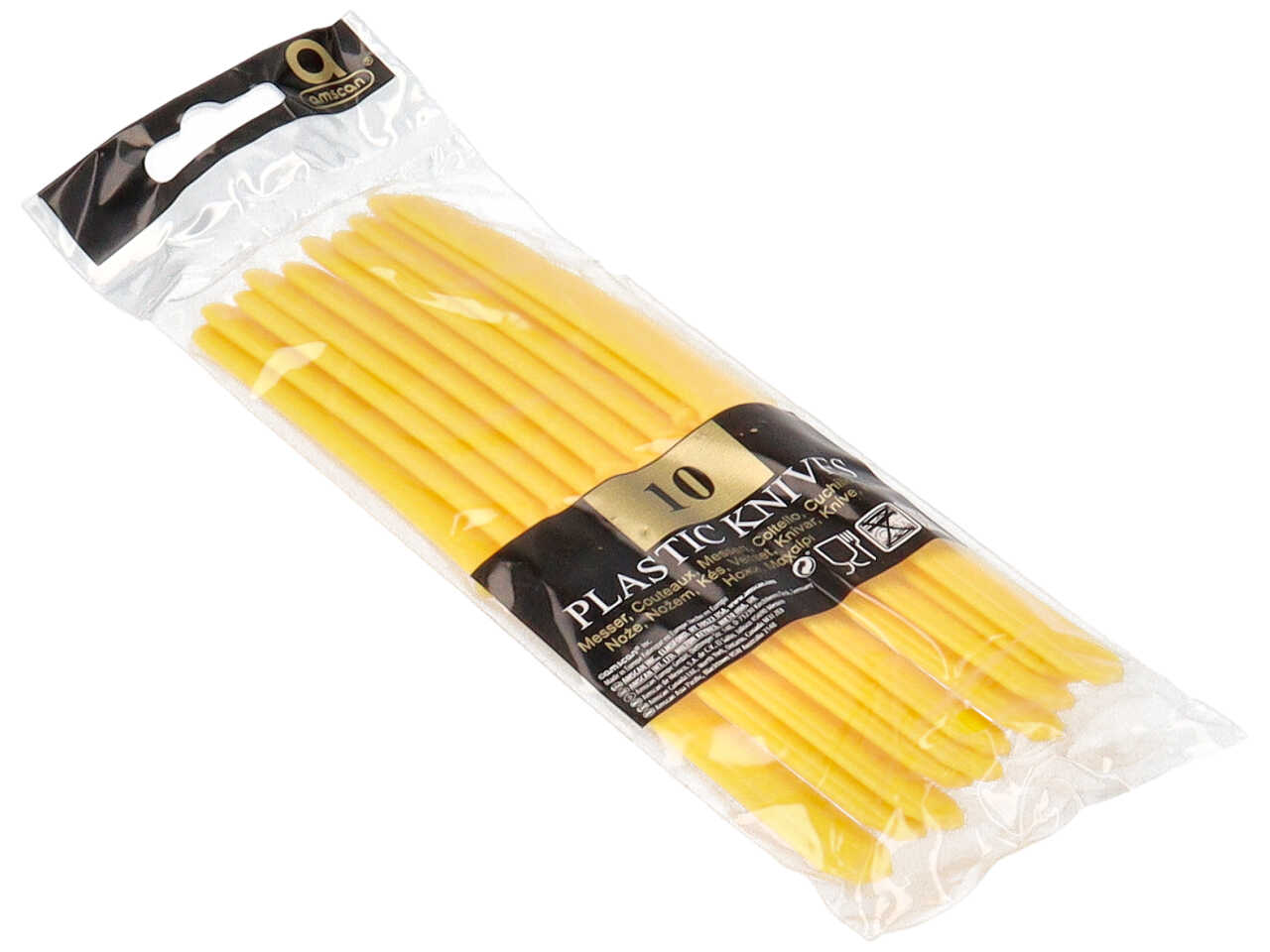 COLTELLO GIALLO 10PZ