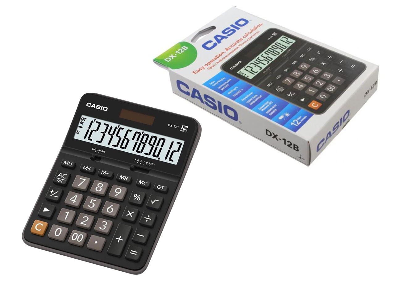 CALCOLATRICE ELECTRONIC DX-12B-W-EC