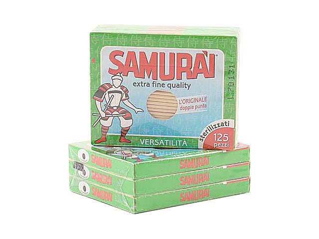 SAMURAI STUZZICADENTI BETULLA 3×125 832NA