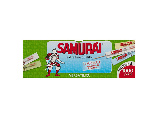 SAMURAI STUZZICADENTI BETULLA IMBUST.1000pz 341CB