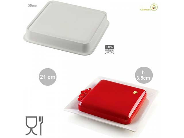 STAMPO IN SILICONE 210×210 H35mmGRIGIO 20417130065 STAMPO IN SILICONE 210×210 H35mmGRIGIO 20417130065