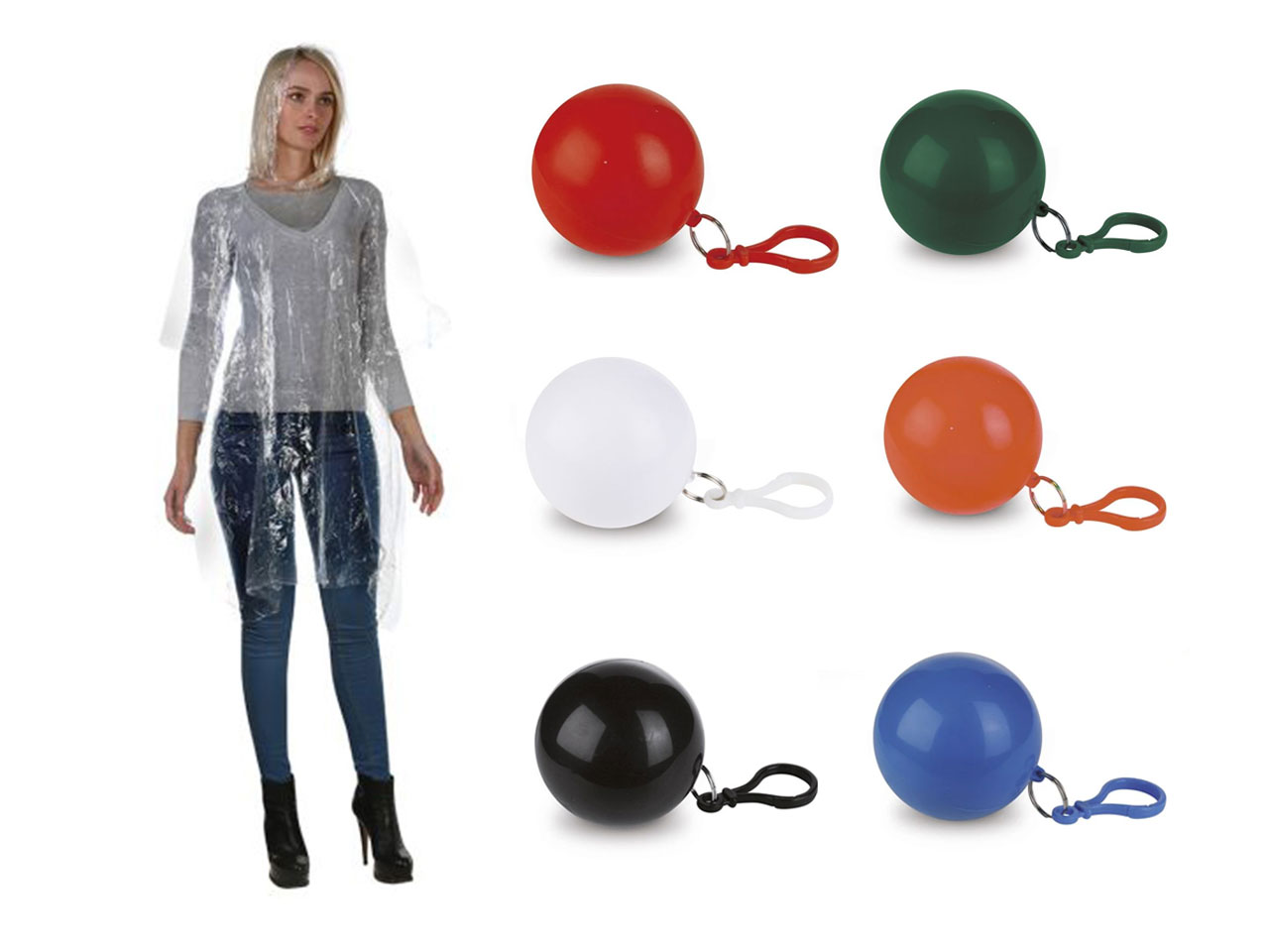 IMPERMEABILE ANTI PIOGGIA IN SFERA COL