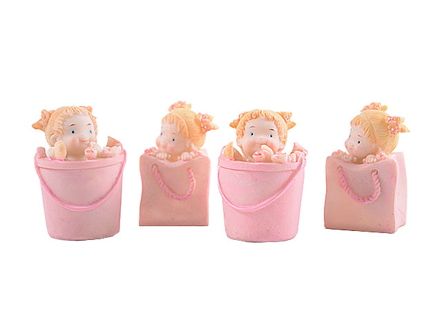 BIMBE IN SECCHIO RESINA    5586 $