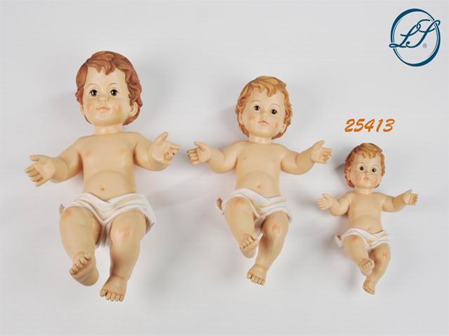 GESU’ BAMBINO IN RESINA MISURA 19 25413