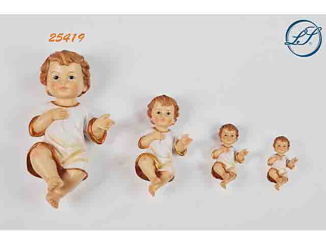 GESU’ BAMBINO CON VESTITO 15CM 25419