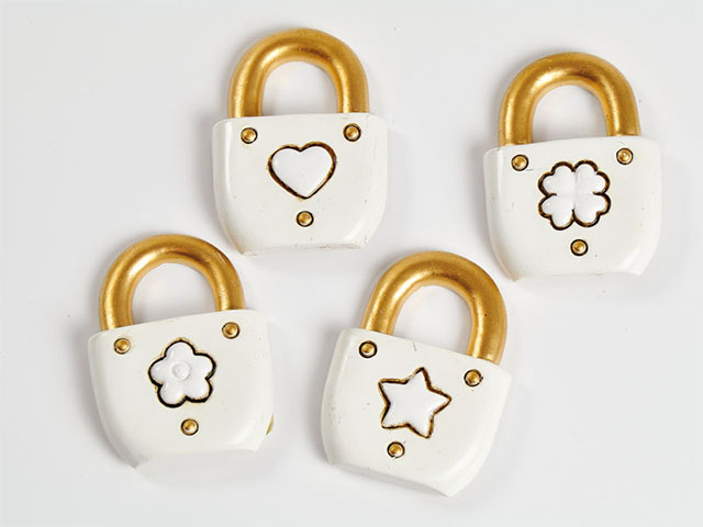 LUCCHETTO CALAMITA PANNA 5cm 50002 LUCCHETTO CALAMITA PANNA 5cm 50002