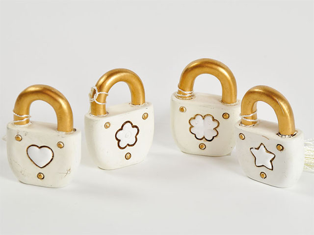 LUCCHETTO PANNA 5cm 50001