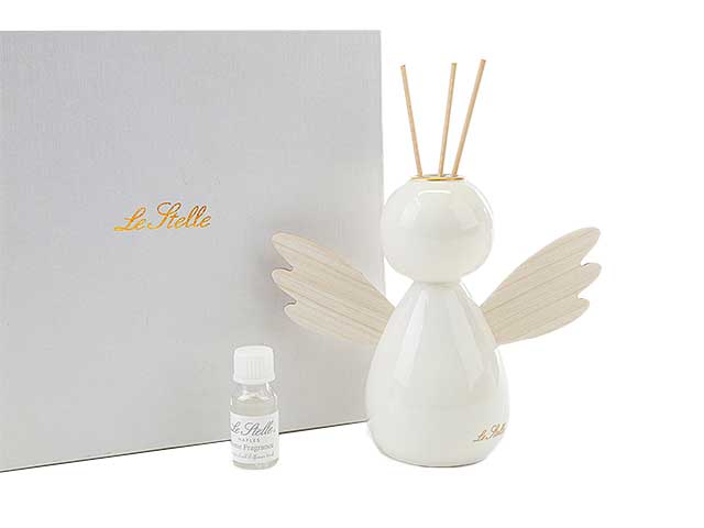 PROFUMATORE ANGELO PORCELLANA/LEGNO H16cm53078 PROFUMATORE ANGELO PORCELLANA/LEGNO H16cm53078