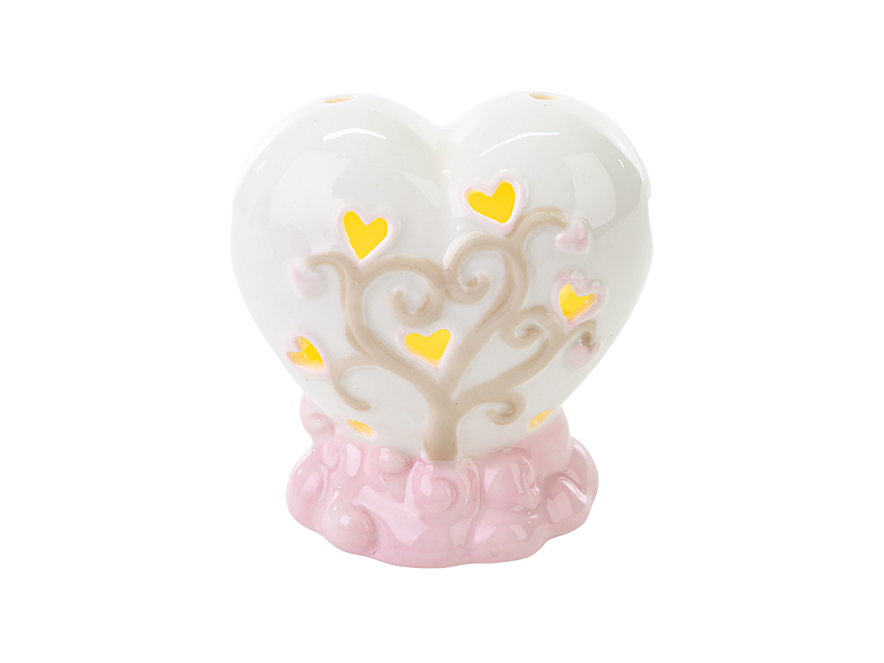 CUORE PORC.LED ROSA 8×5,5xh.9cm 54133 CUORE PORC.LED ROSA 8×5,5xh.9cm 54133