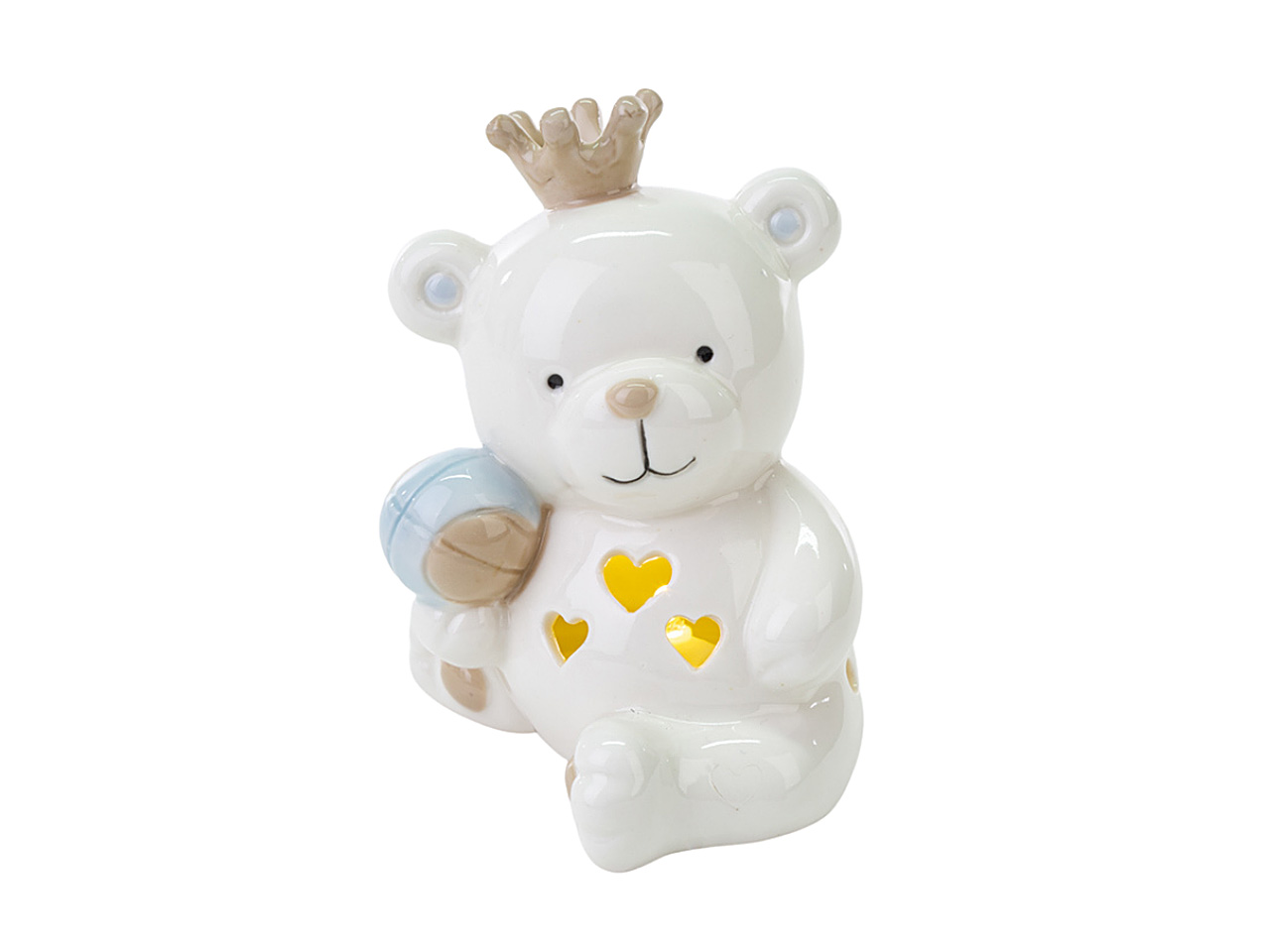 ORSETTO CUORE LED CELESTE 9x9xh.11,5 54138 ORSETTO CUORE LED CELESTE 9x9xh.11,5 54138