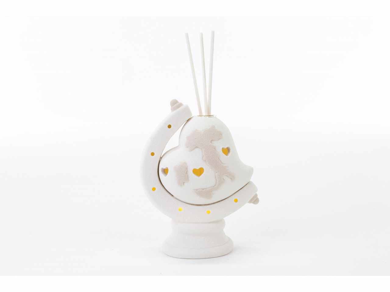 PROFUMATORE CUORE LED 10x5xh13,5cm54210