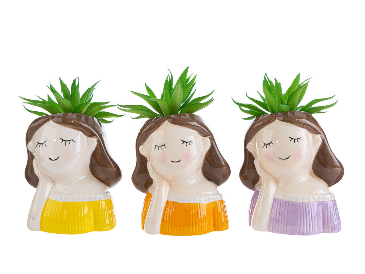 VASETTO GIRL CON PIANTINA 7,5XH.1 55329 VASETTO GIRL CON PIANTINA 7,5XH.1 55329