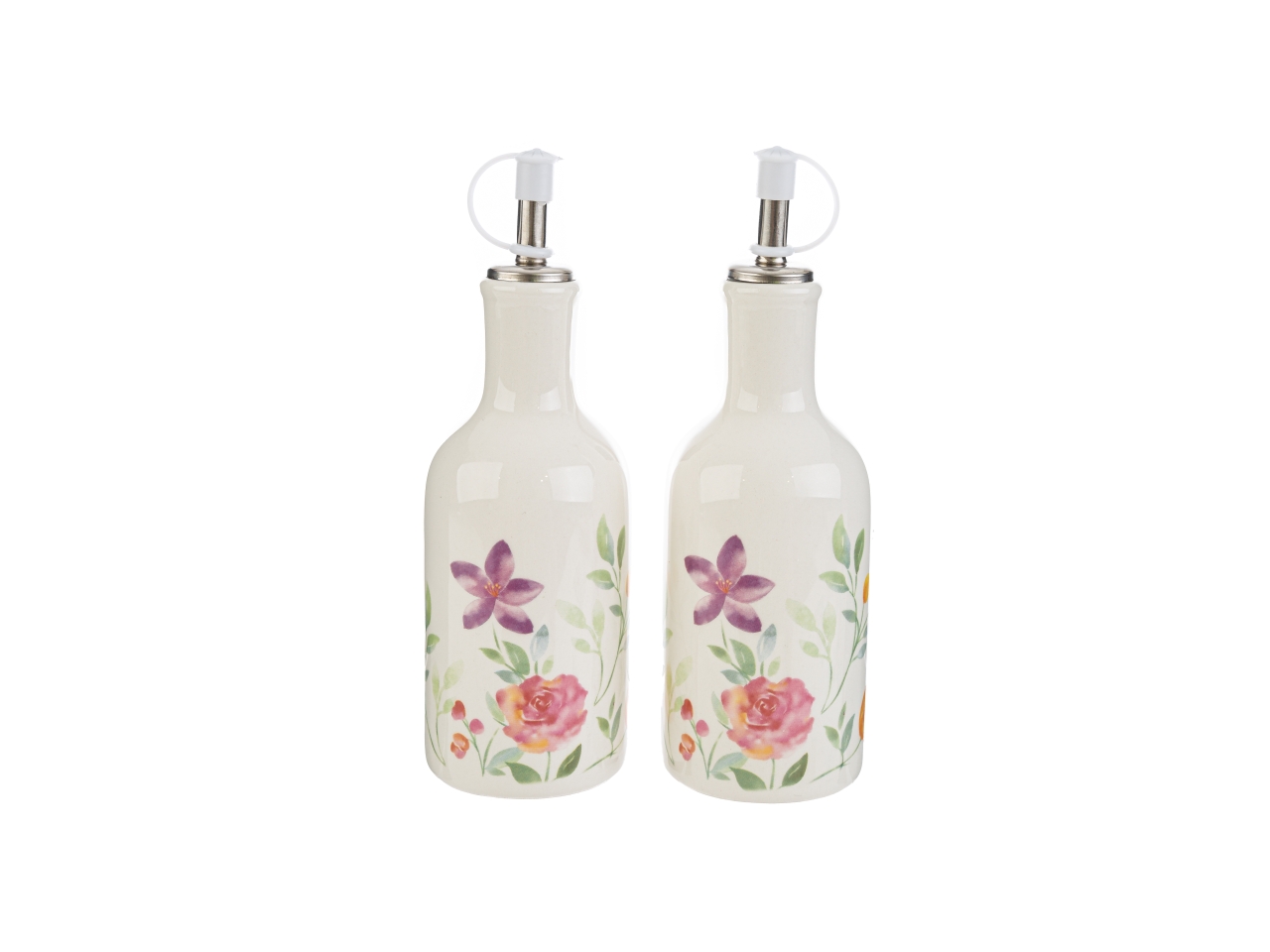 SET OLIO E ACETO PORCEL.DEC.FIORI 56511