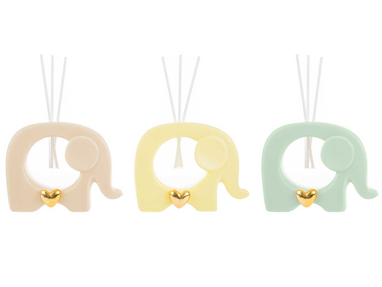 PROFUMATORE ELEFANTE PORCEL.3COL. 56426