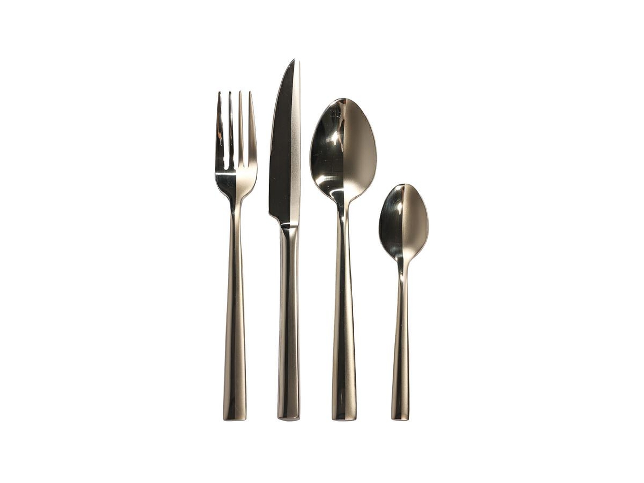 POSATE IN ACCIAIO LIGHT GOLD 24PZ 37188