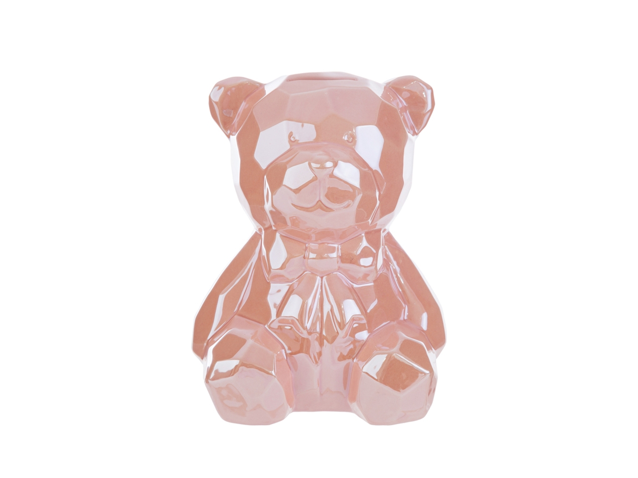 SALVADANAIO ORSETTO 14X13X18 ROSA 57078