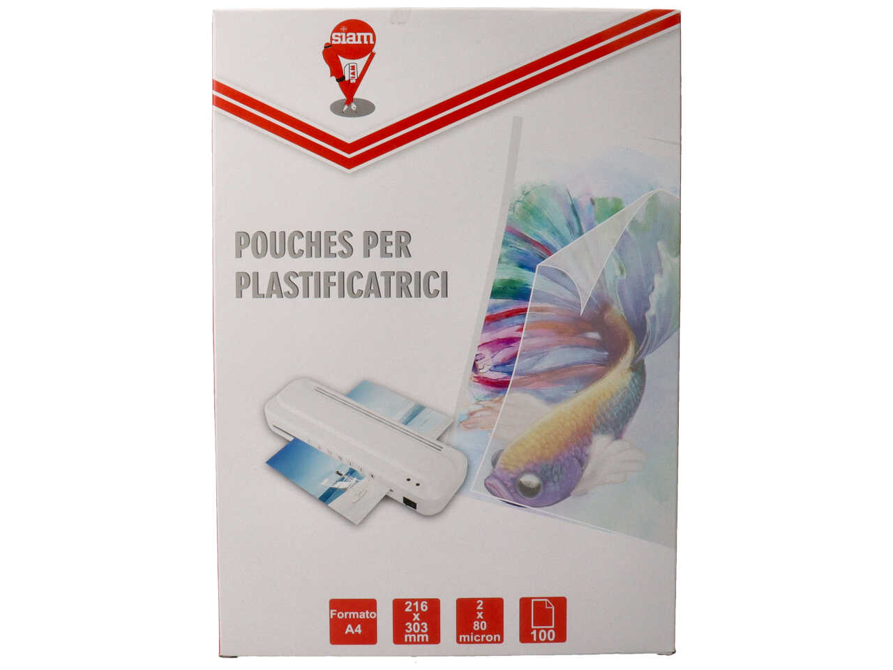 POUCH MM.216X303 80MC 100pz 1684