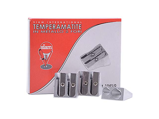 TEMPERAMATITE ACCIAIO 2 FORI 12pz. 1045