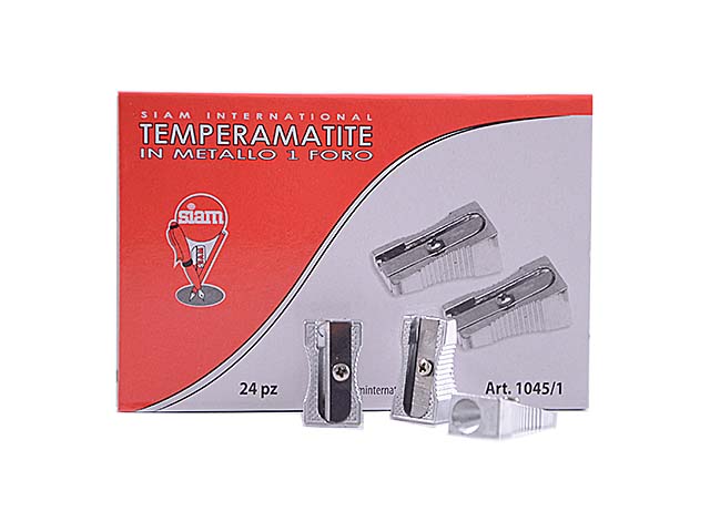 TEMPERAMATITE ACCIAIO 1 FORO 24pz.1045/