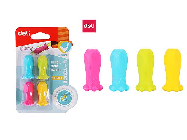 GRIP IN GOMMA PER MATITE 4pz EU75101