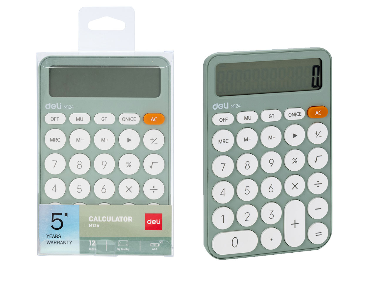 CALCOLATRICE 12 CIFRE BIG EM124